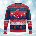 Personalized Boston Red Sox Ugly Christmas Sweater - Festive & Fenway Ready! - LeagueLockerGear