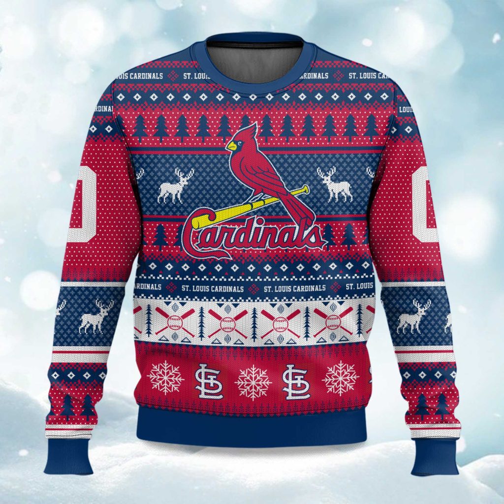 Personalized St. Louis Cardinals Ugly Christmas Sweater - Holiday Glory in Redbird Nation! - LeagueLockerGear