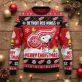 Detroit Red Wings Snoopy Christmas Sweater - Peanuts Charlie Brown NHL Ugly Christmas Sweater - LeagueLockerGear