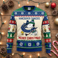 Vancouver Canucks Snoopy Christmas Sweater - Peanuts Gang Ugly Holiday NHL Fan Apparel - LeagueLockerGear