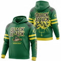 Oregon Ducks Quack Attack Hoodie - 3D Graphic Fan Pullover Sweatshirt - LeagueLockerGear