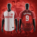 Eintracht Frankfurt Baseball Jersey - Randal Kolo Muani #9 Custom Soccer Fan Apparel - LeagueLockerGear