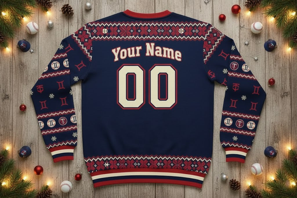 Minnesota Twins Ugly Christmas Sweater - Gemini Zodiac Sign MLB Holiday Jumper - LeagueLockerGear