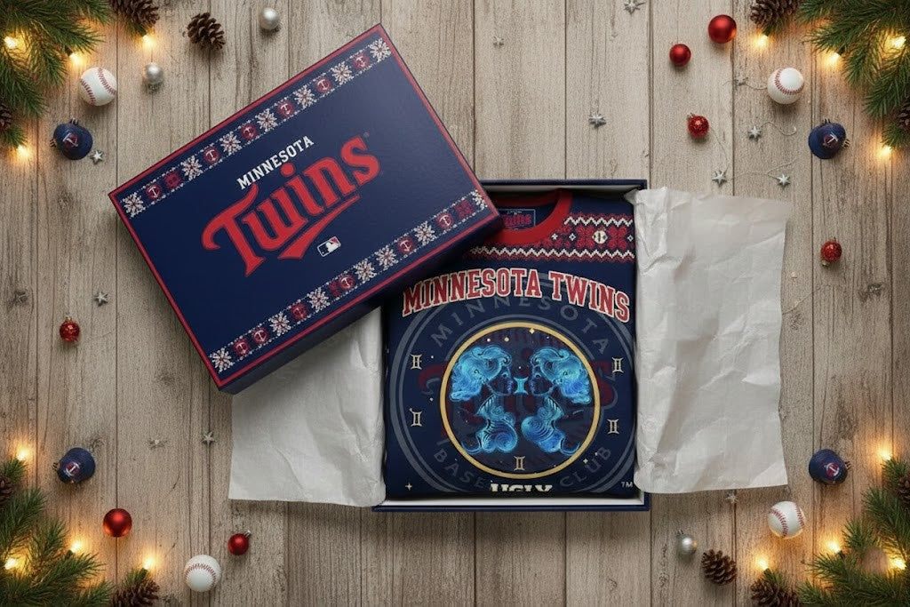 Minnesota Twins Ugly Christmas Sweater - Gemini Zodiac Sign MLB Holiday Jumper - LeagueLockerGear