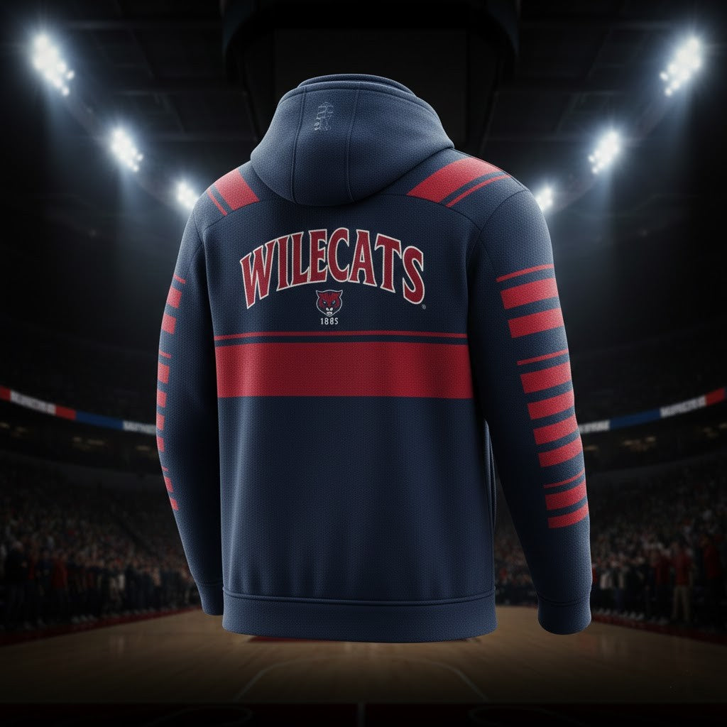Arizona Wildcats Quarter Zip Hoodie - NCAA Graphic Pullover Fan Apparel - LeagueLockerGear