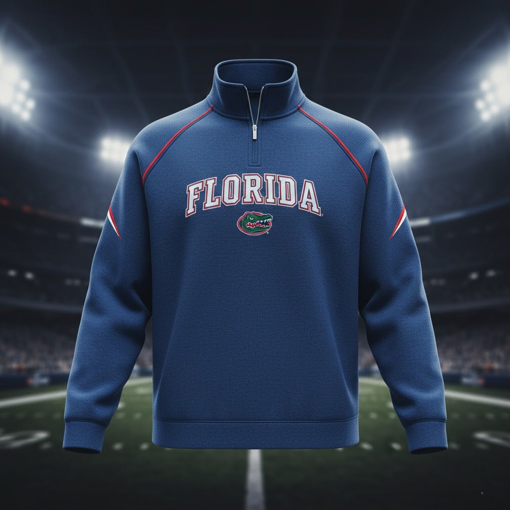 Florida Gators Quarter-Zip Pullover - NCAA Collegiate Fan Apparel Sweatshirt - LeagueLockerGear