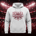Indiana Hoosiers Basketball Hoodie - Vintage Icon Design Zip-Up Sweatshirt - LeagueLockerGear