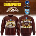 Western Michigan 2025 Myrtle Beach Bowl Sweatshirt - Champions Fan Apparel with Bold Graphics, Brown Crewneck - LeagueLockerGear