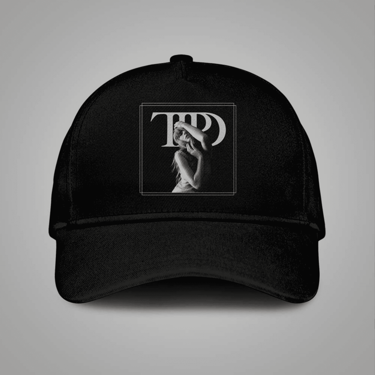 The Tortured Poets Department Hat - Taylor Swift Album Cover Art Black Dad Cap - LeagueLockerGear