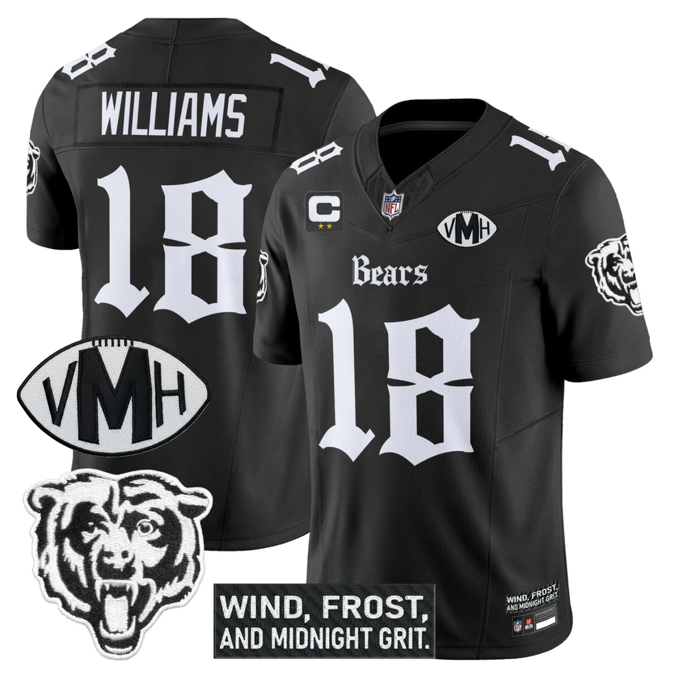 Custom Chicago Bears NFL Black Jersey - Football Uniform - LeagueLockerGear