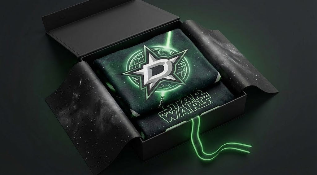 Dallas Stars Star Wars 3D Hockey Jersey - LeagueLockerGear