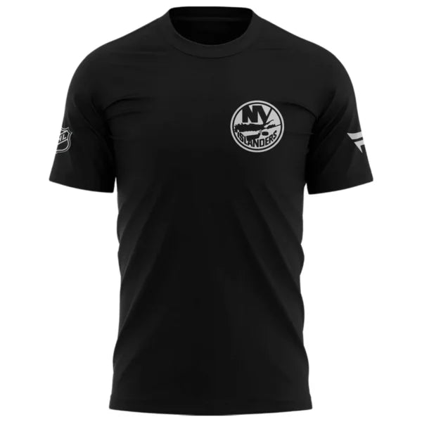 New York Islanders Apparel Set - Black T-Shirt and Cap Combo - LeagueLockerGear