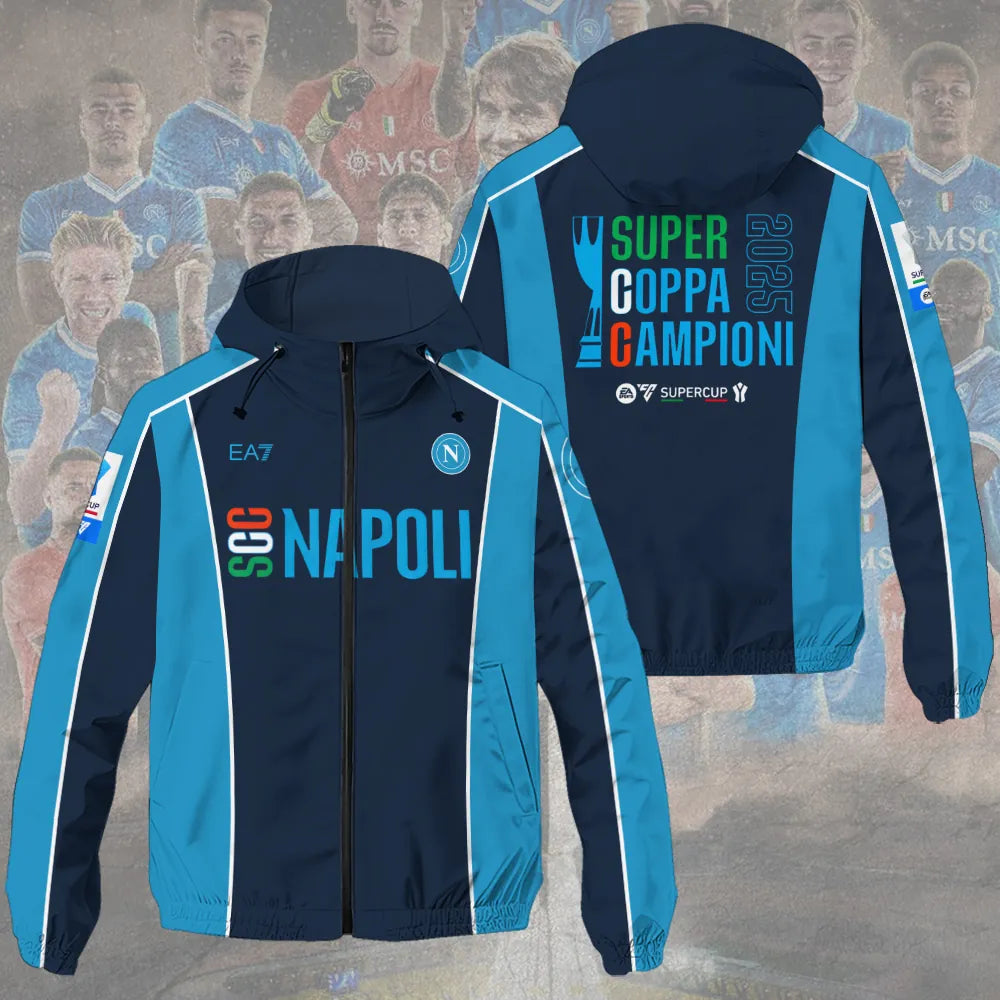 SSC Napoli Supercoppa Italiana 2025 Zip Jacket - LeagueLockerGear