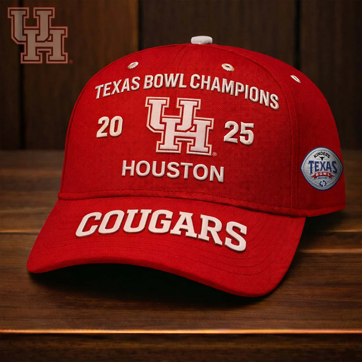 Houston Cougars 2025 Texas Bowl Champions Hat - LeagueLockerGear