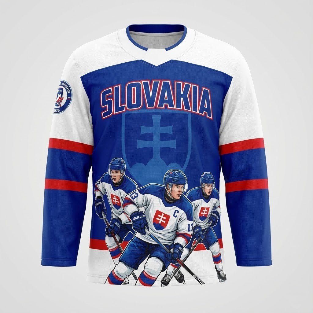 World Junior Hockey Championship 2026 Team Slovakia Jersey - LeagueLockerGear