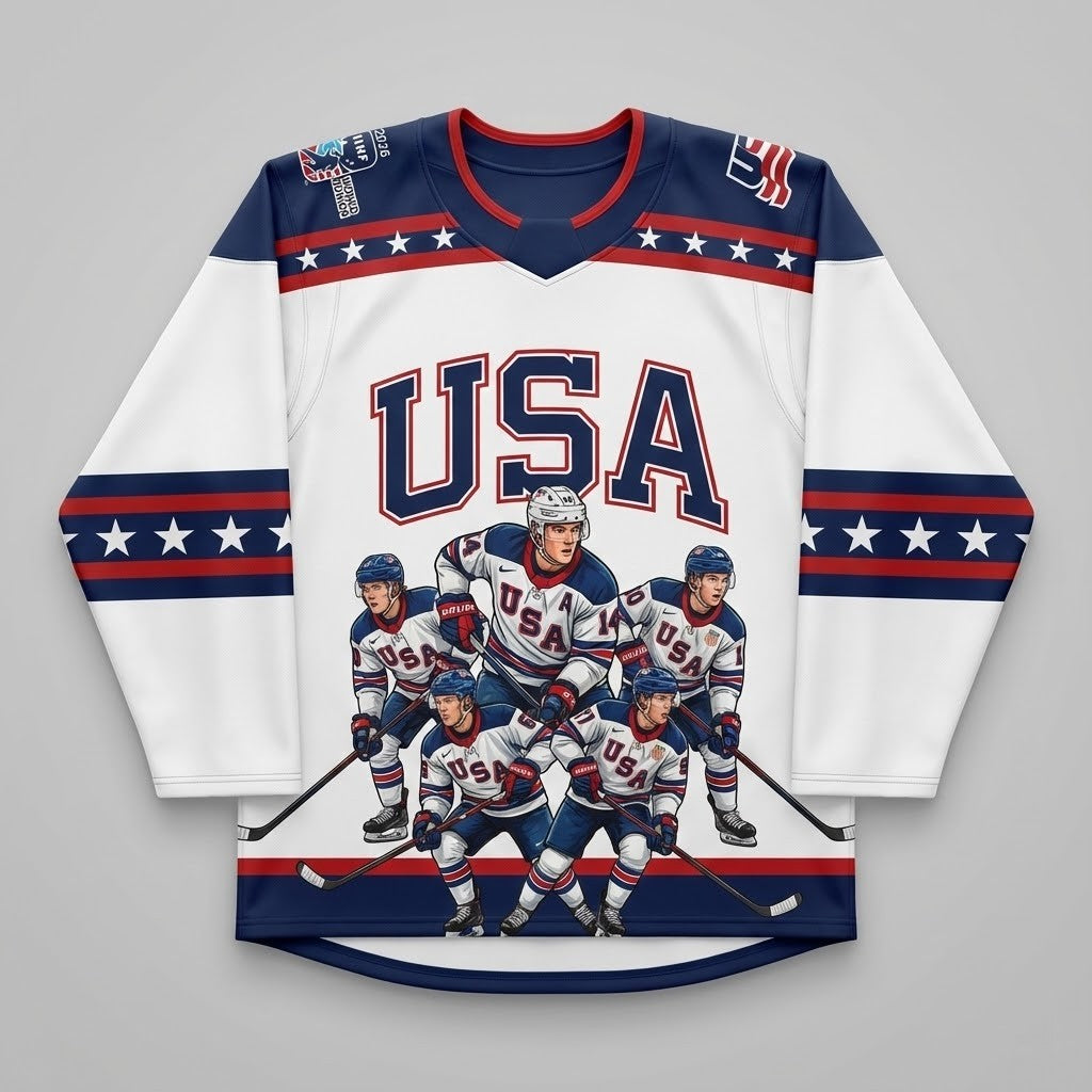 World Junior Hockey Championship 2026 Team USA Jersey - LeagueLockerGear