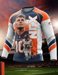 Denver Broncos Bo Nix Long Sleeve Shirt - LeagueLockerGear