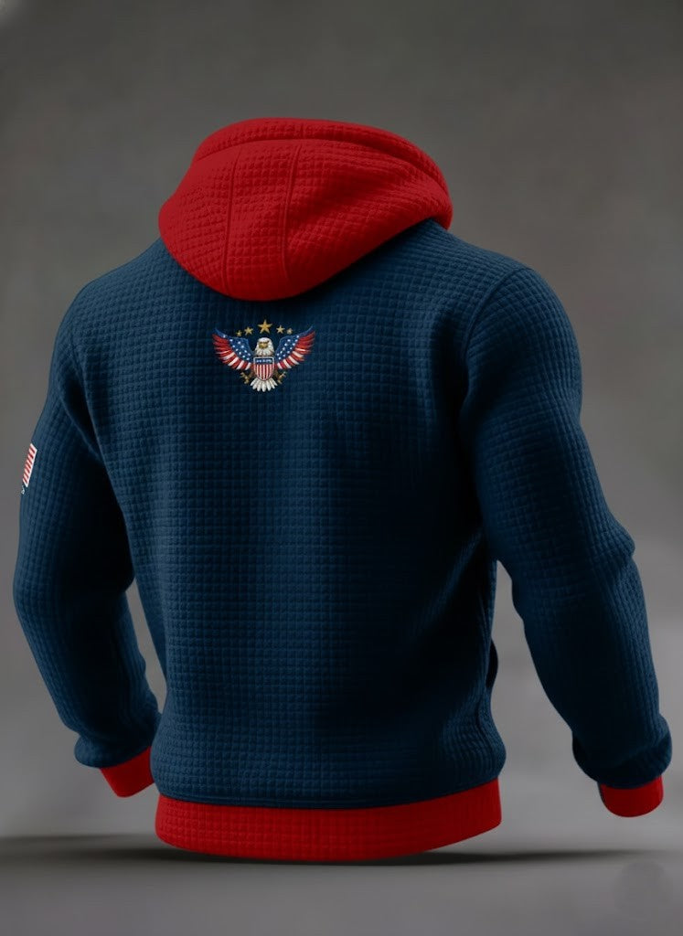 250 Years of Freedom Hoodie - Patriotic American Eagle 1776-2026 Anniversary - LeagueLockerGear