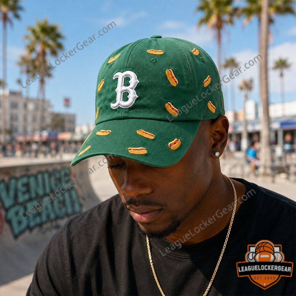 2026 Boston Red Sox Hot Dog Hat | League Locker Gear