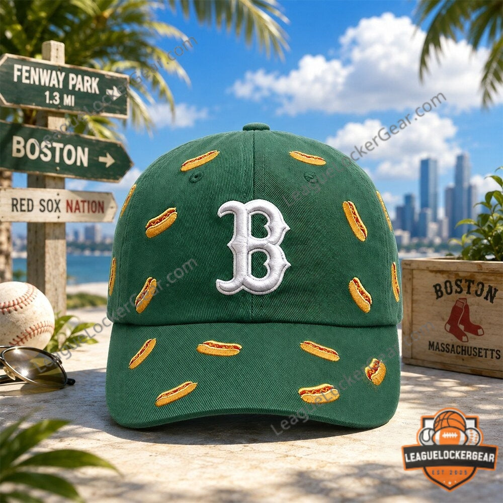 2026 Boston Red Sox Hot Dog Hat | League Locker Gear