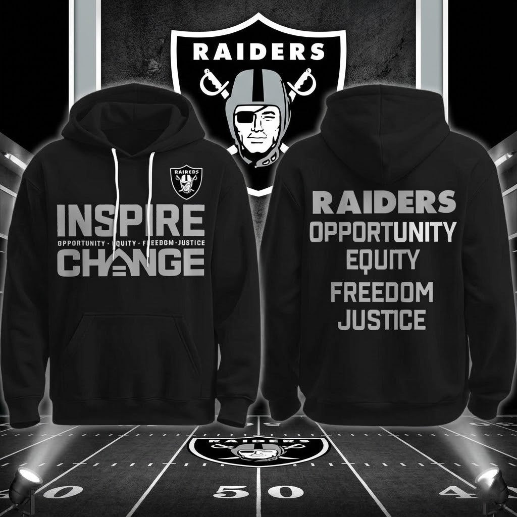Las Vegas Raiders Inspire Change Hoodie - LeagueLockerGear