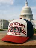 USA 250th Anniversary Hat - Commemorative 1776-2026 Patriotic Baseball Cap - LeagueLockerGear