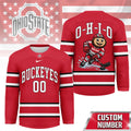 Custom Ohio State Buckeyes Hockey Jersey - LeagueLockerGear