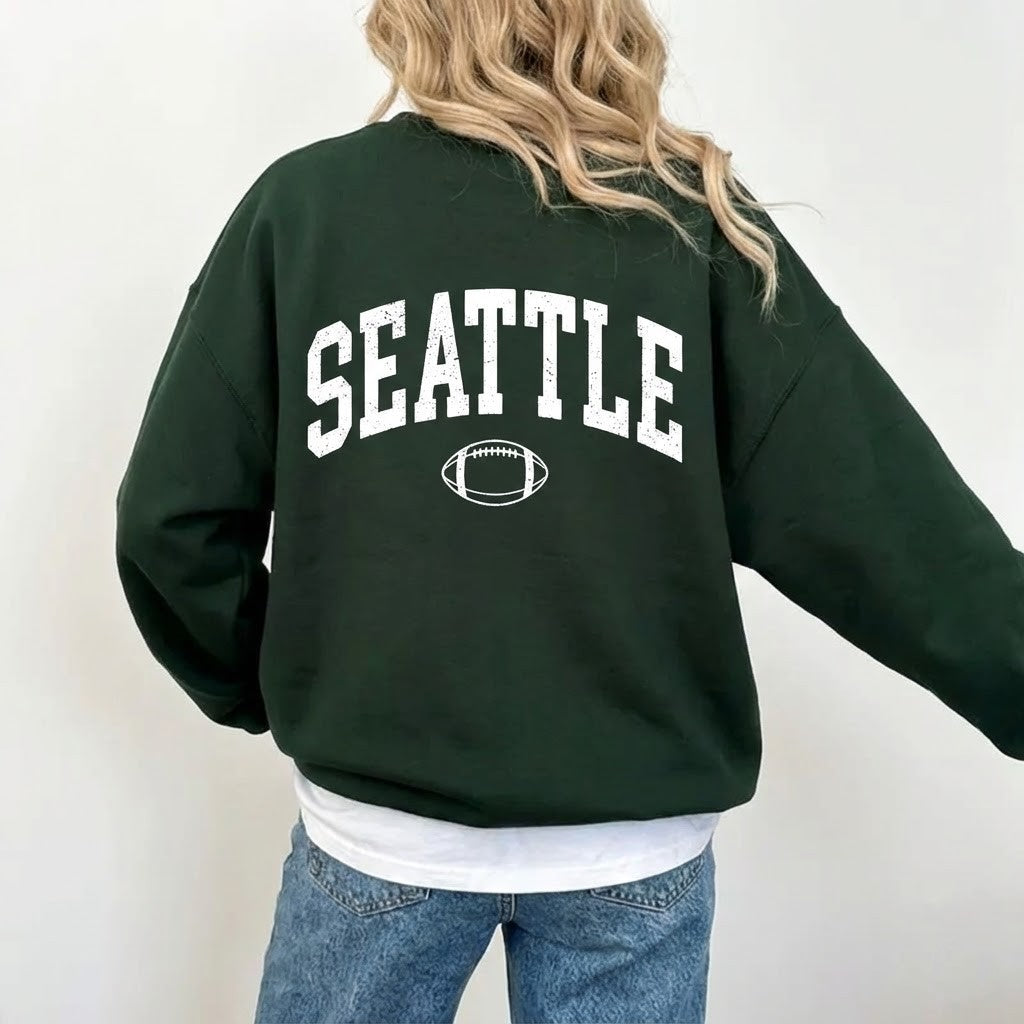 Vintage Seattle Football Sweatshirt 1974 - LeagueLockerGear