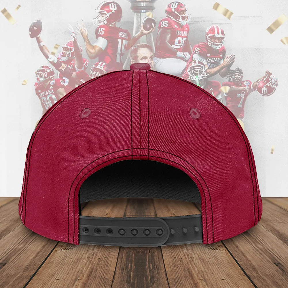 Indiana Hoosiers Chick-fil-A Peach Bowl Champs 2026 Cap - LeagueLockerGear