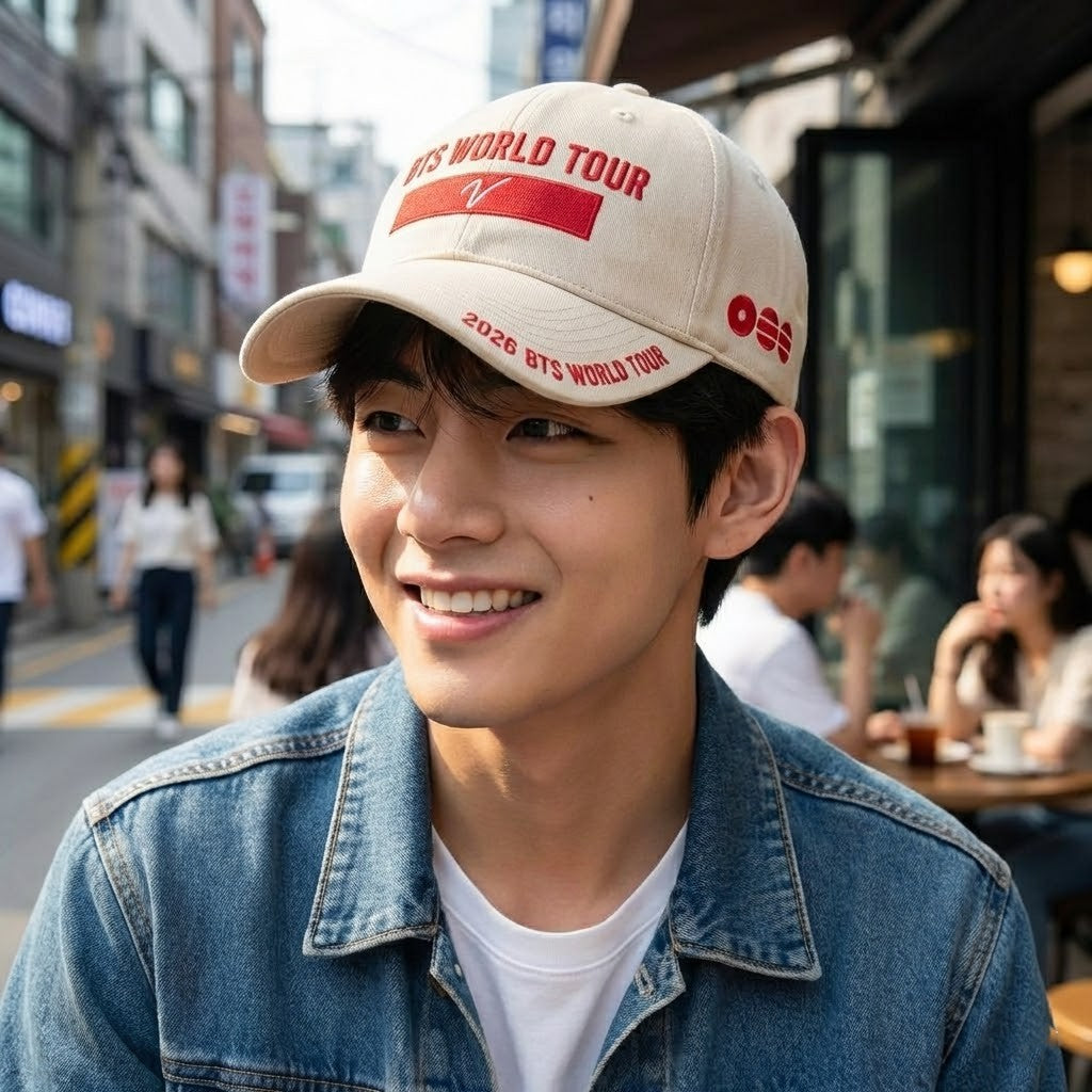 BTS 2026 World Tour V Baseball Cap - LeagueLockerGear