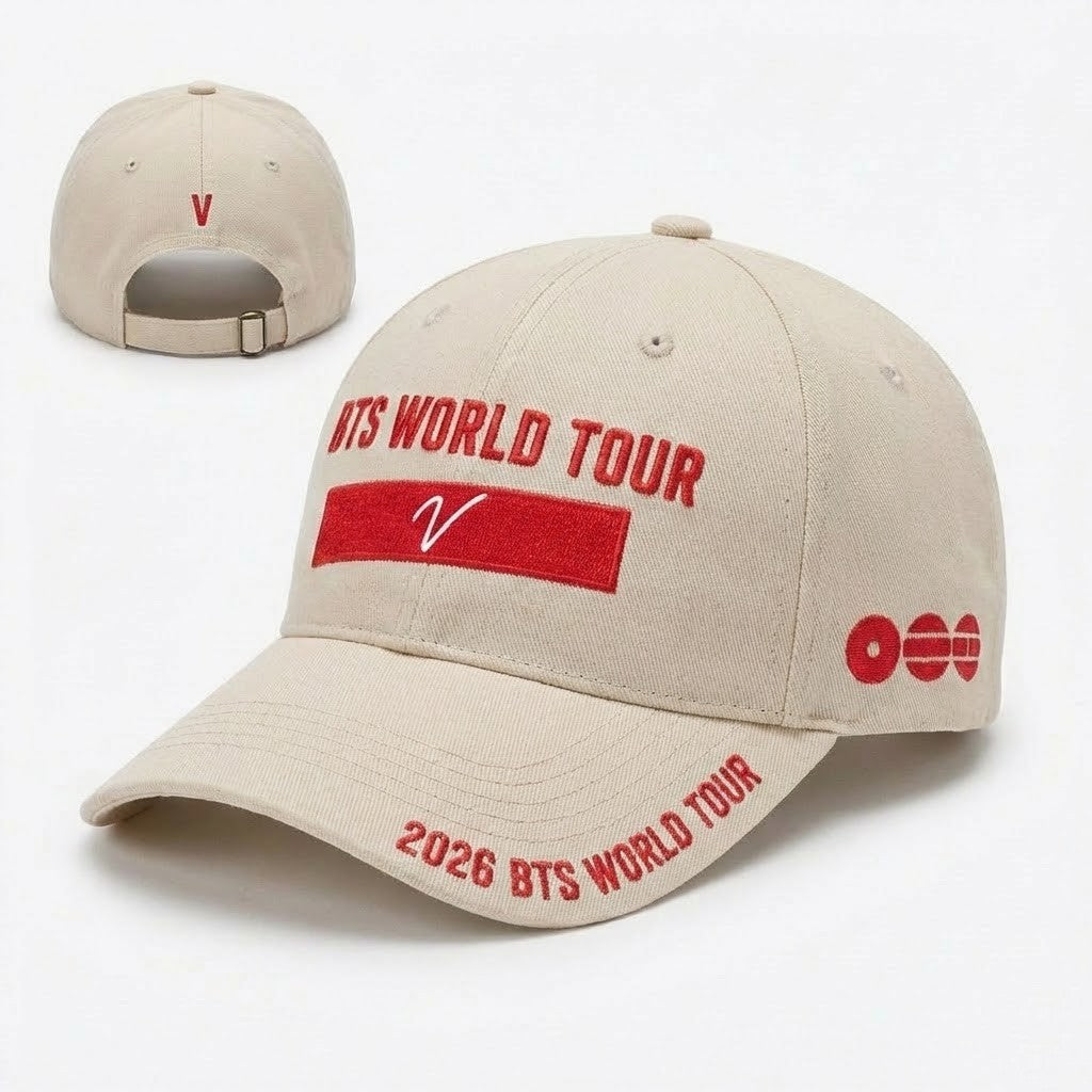 BTS 2026 World Tour V Baseball Cap - LeagueLockerGear