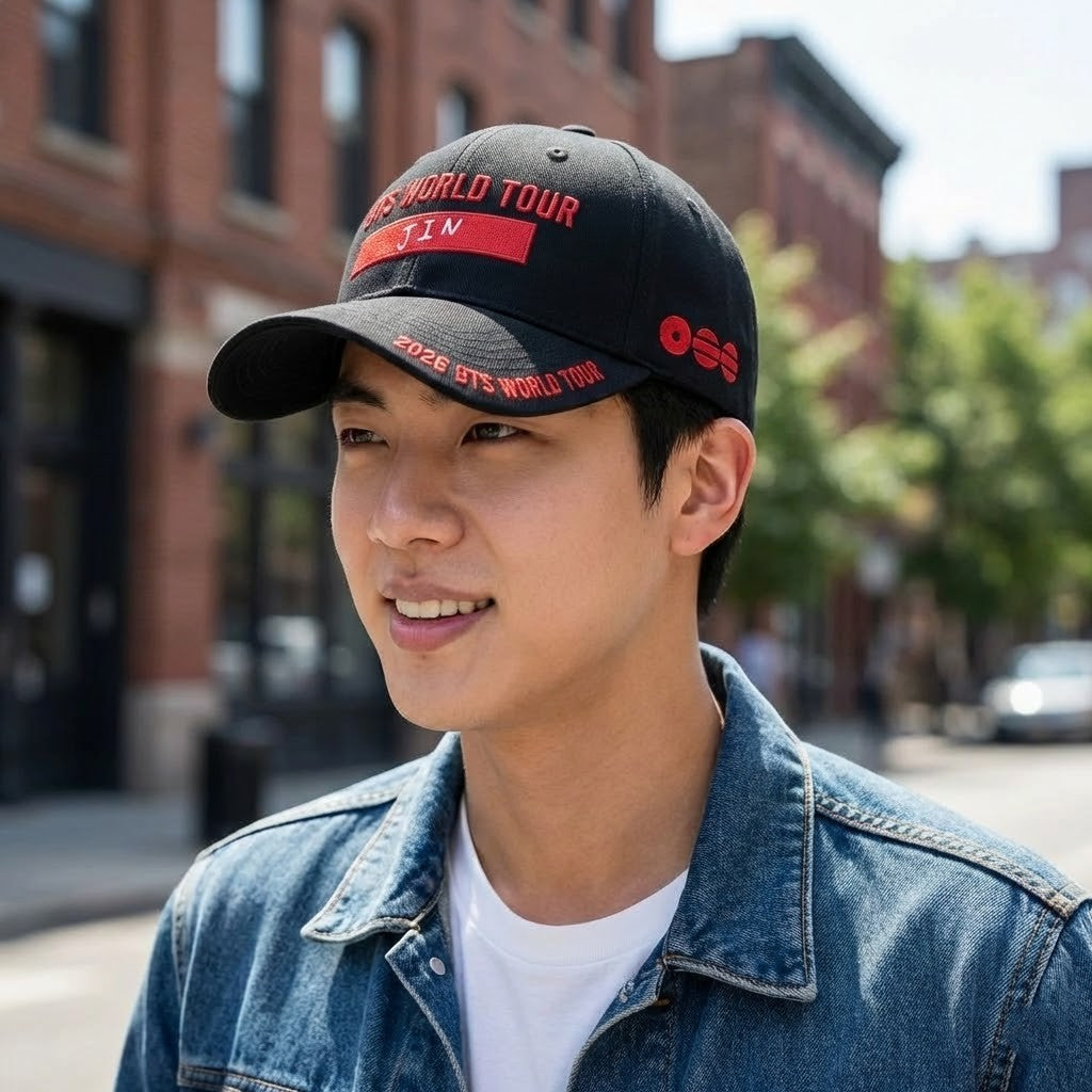 BTS JIN 2026 World Tour Baseball Cap - LeagueLockerGear