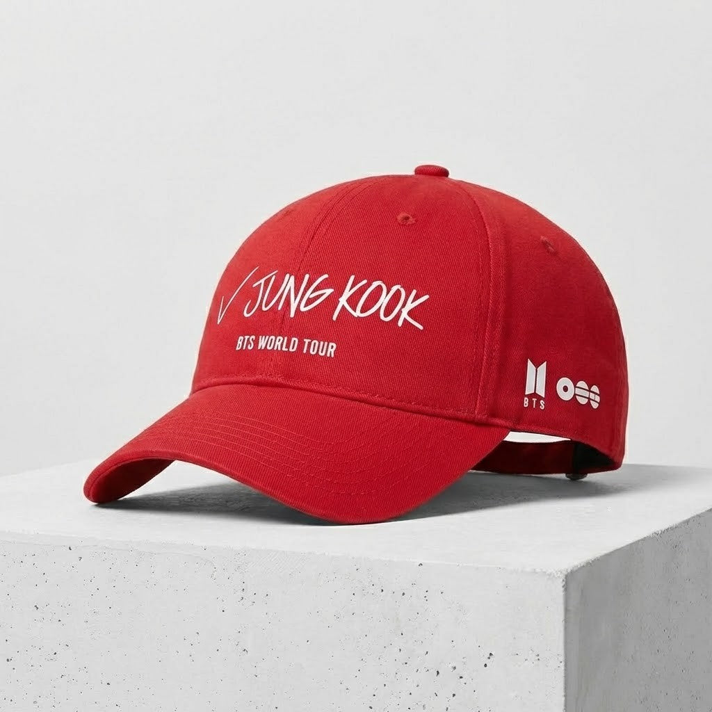 BTS Jung Kook Signature World Tour Cap - LeagueLockerGear