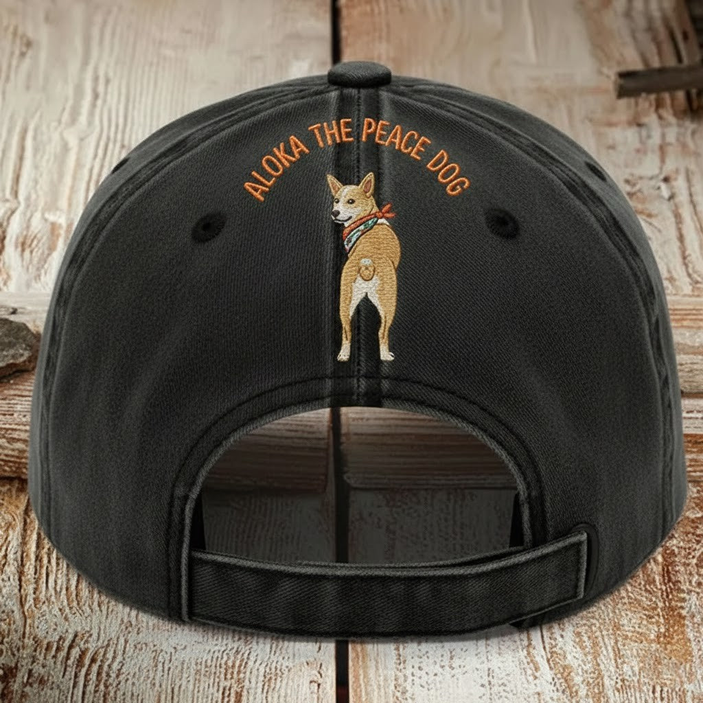 Aloka The Peace Dog Embroidered Dad Hat - LeagueLockerGear