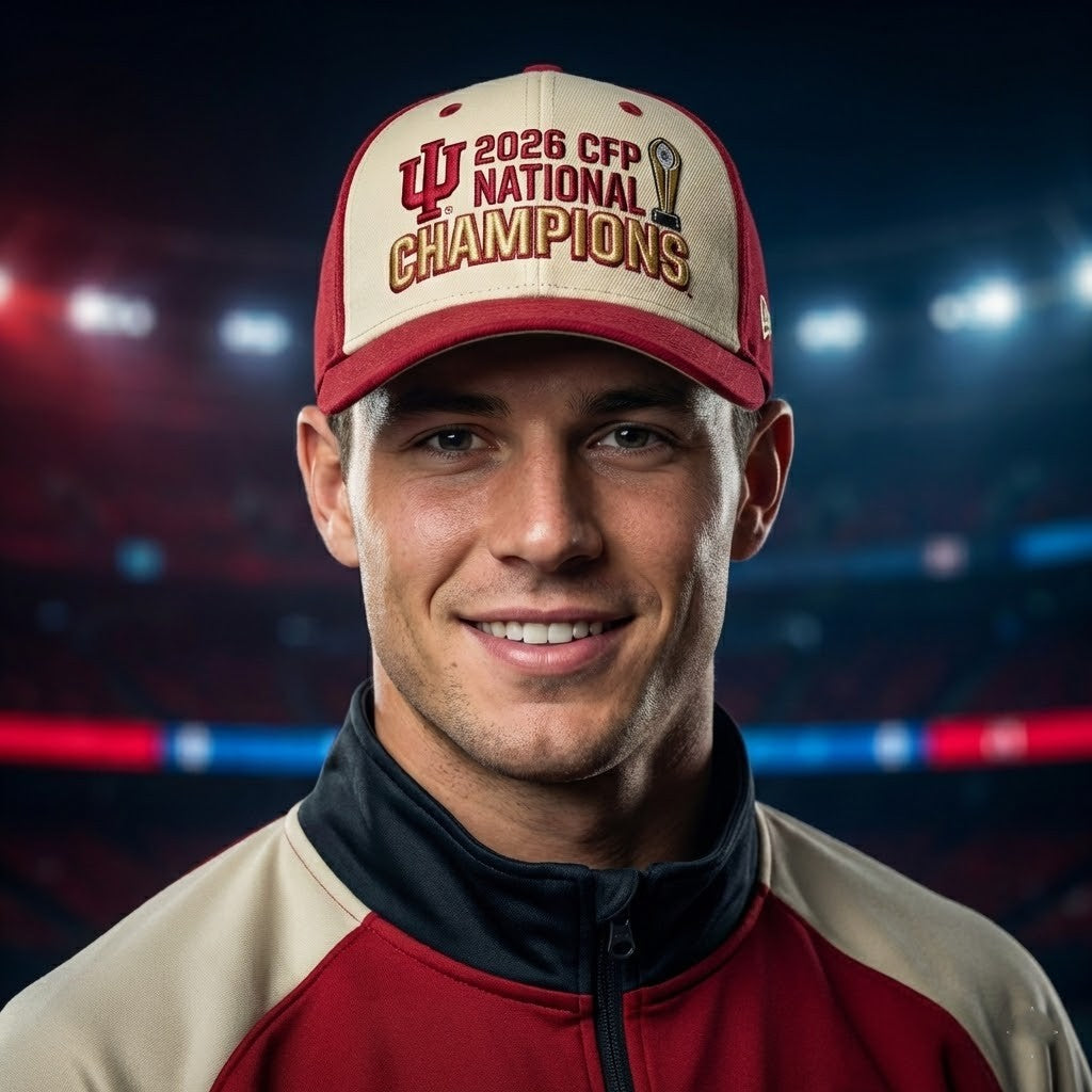 Indiana Hoosiers 2026 CFP National Champions Cap - LeagueLockerGear