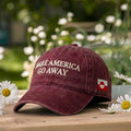Make America Go Away Greenland Flag Baseball Cap - LeagueLockerGear