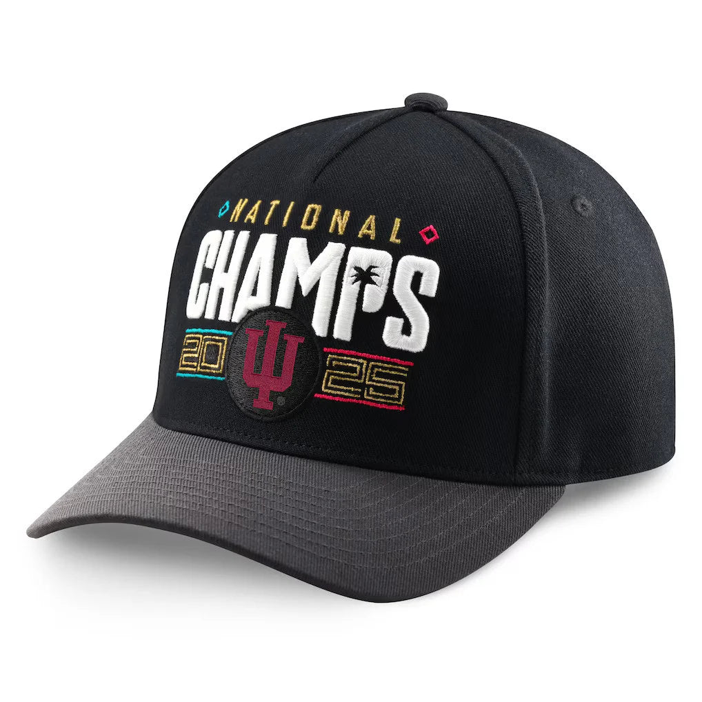 Indiana Hoosiers 2025 National Champs Cap - LeagueLockerGear