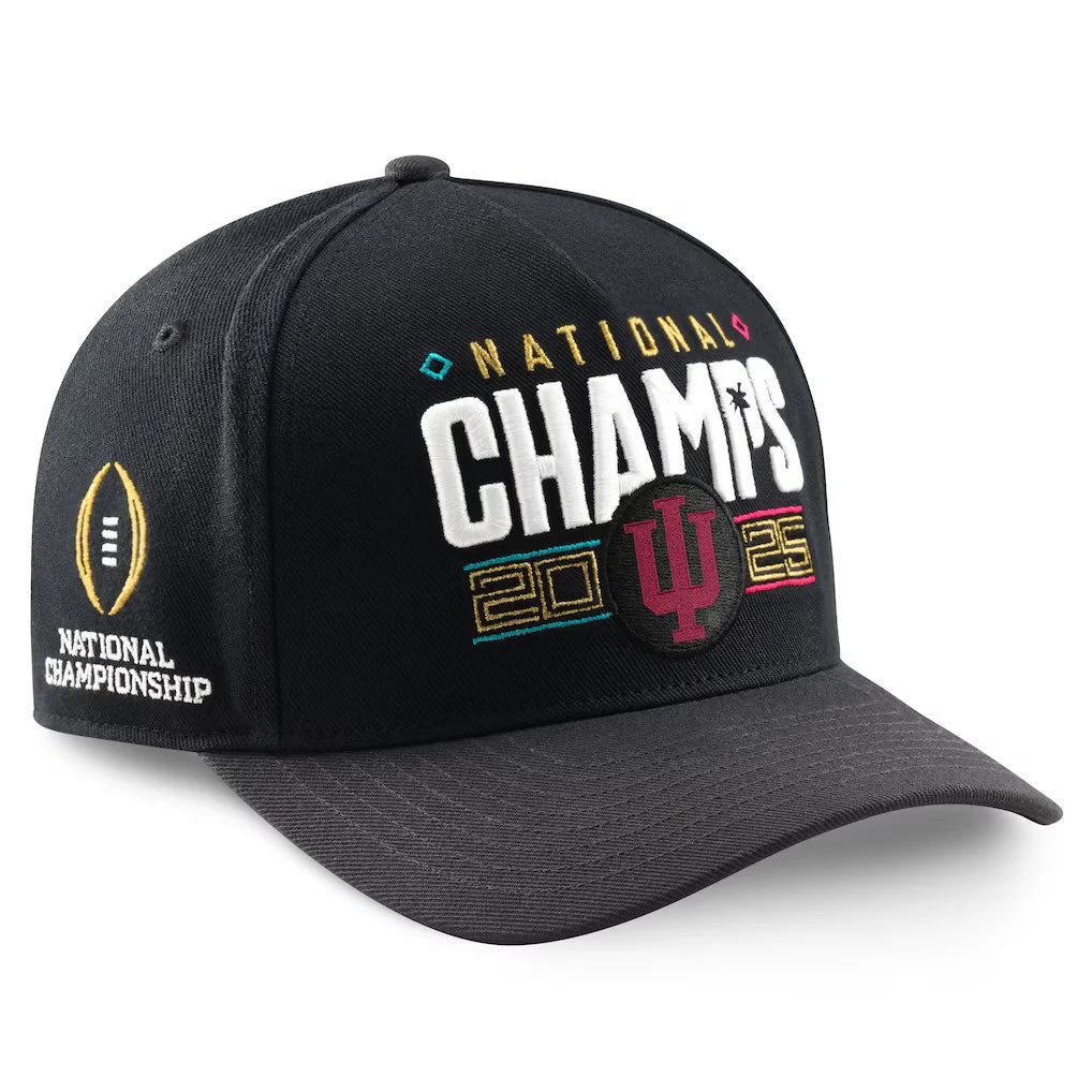 Indiana Hoosiers 2025 National Champs Cap - LeagueLockerGear
