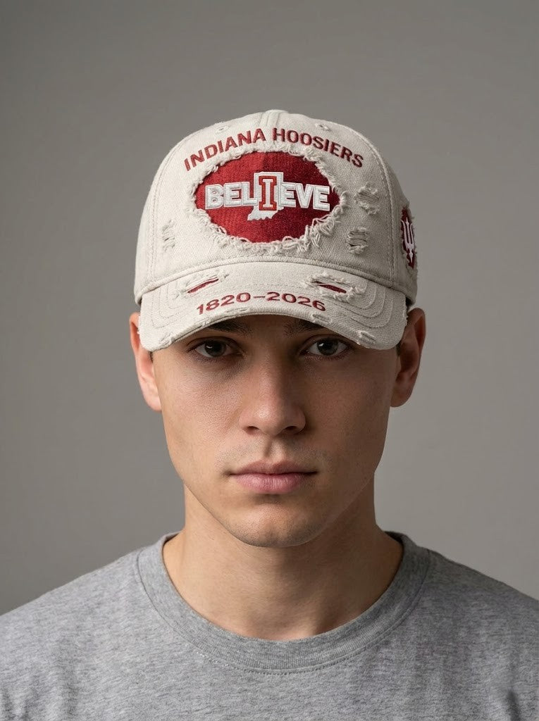 Indiana Hoosiers 1820-2026 Anniversary Cap - LeagueLockerGear
