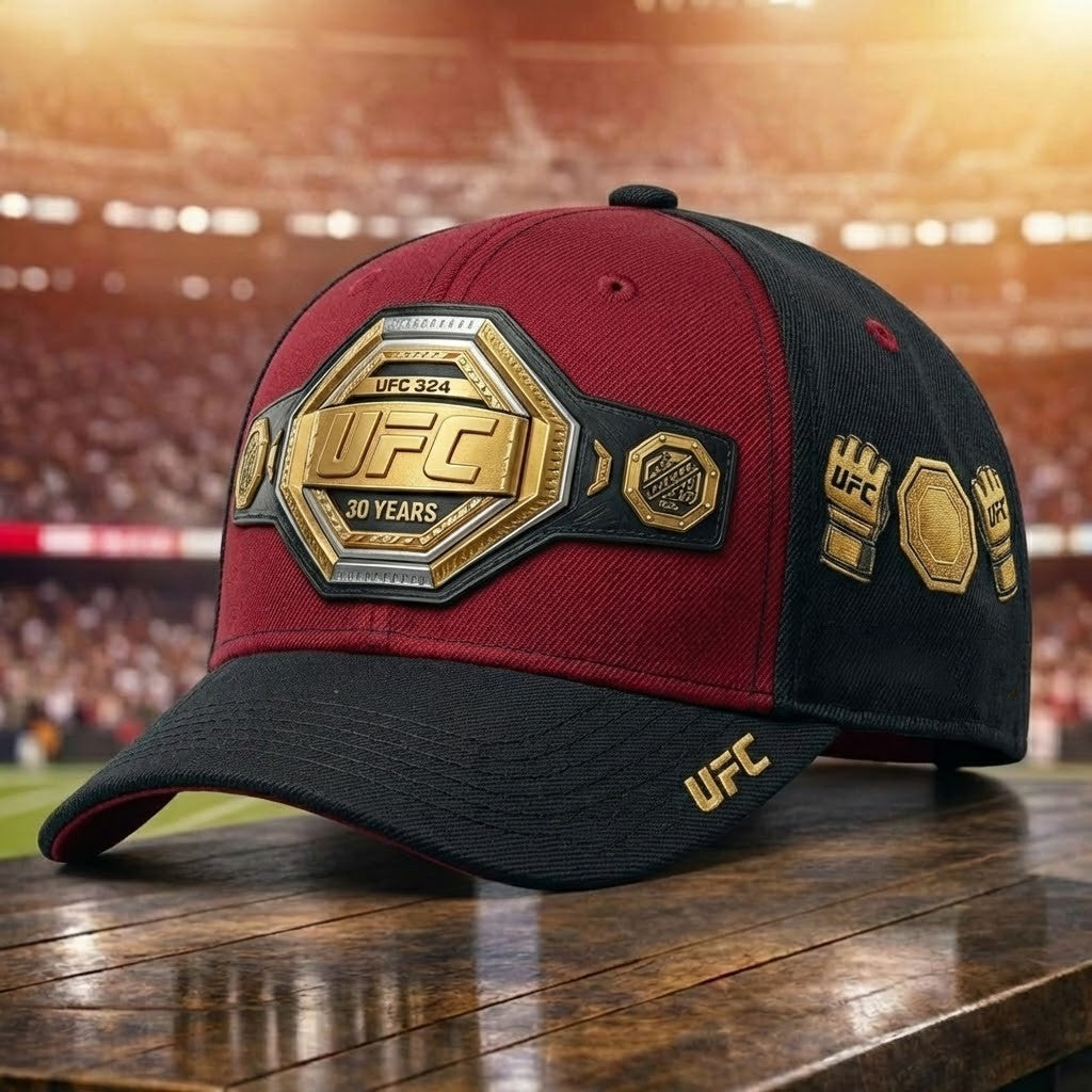 UFC 324 30 Years Championship Belt Cap - LeagueLockerGear