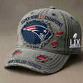 New England Patriots Super Bowl LX Champions 2026 Distressed Cap - LeagueLockerGear