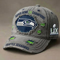 Seattle Seahawks Super Bowl LX Champions 2026 Distressed Cap - LeagueLockerGear
