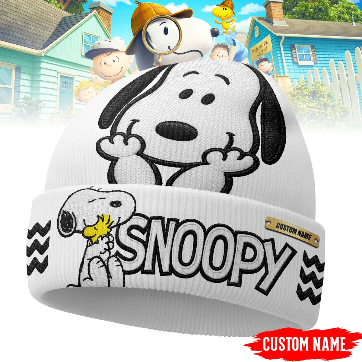 Snoopy Personalized Charlie Brown Beanie - LeagueLockerGear