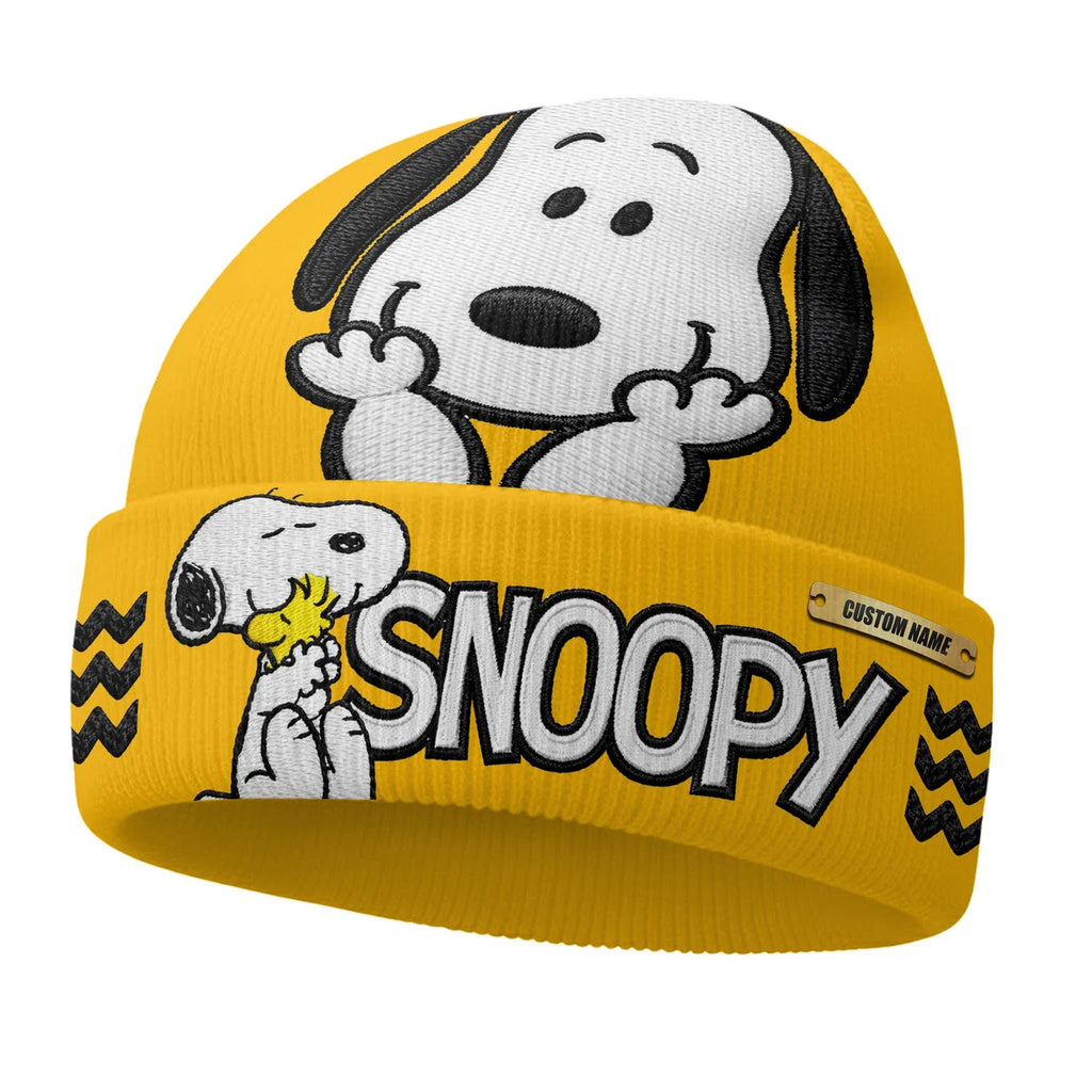 Snoopy Personalized Charlie Brown Beanie - LeagueLockerGear