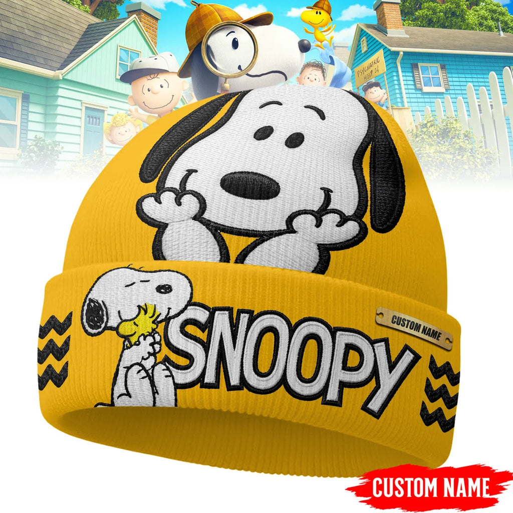 Snoopy Personalized Charlie Brown Beanie - LeagueLockerGear
