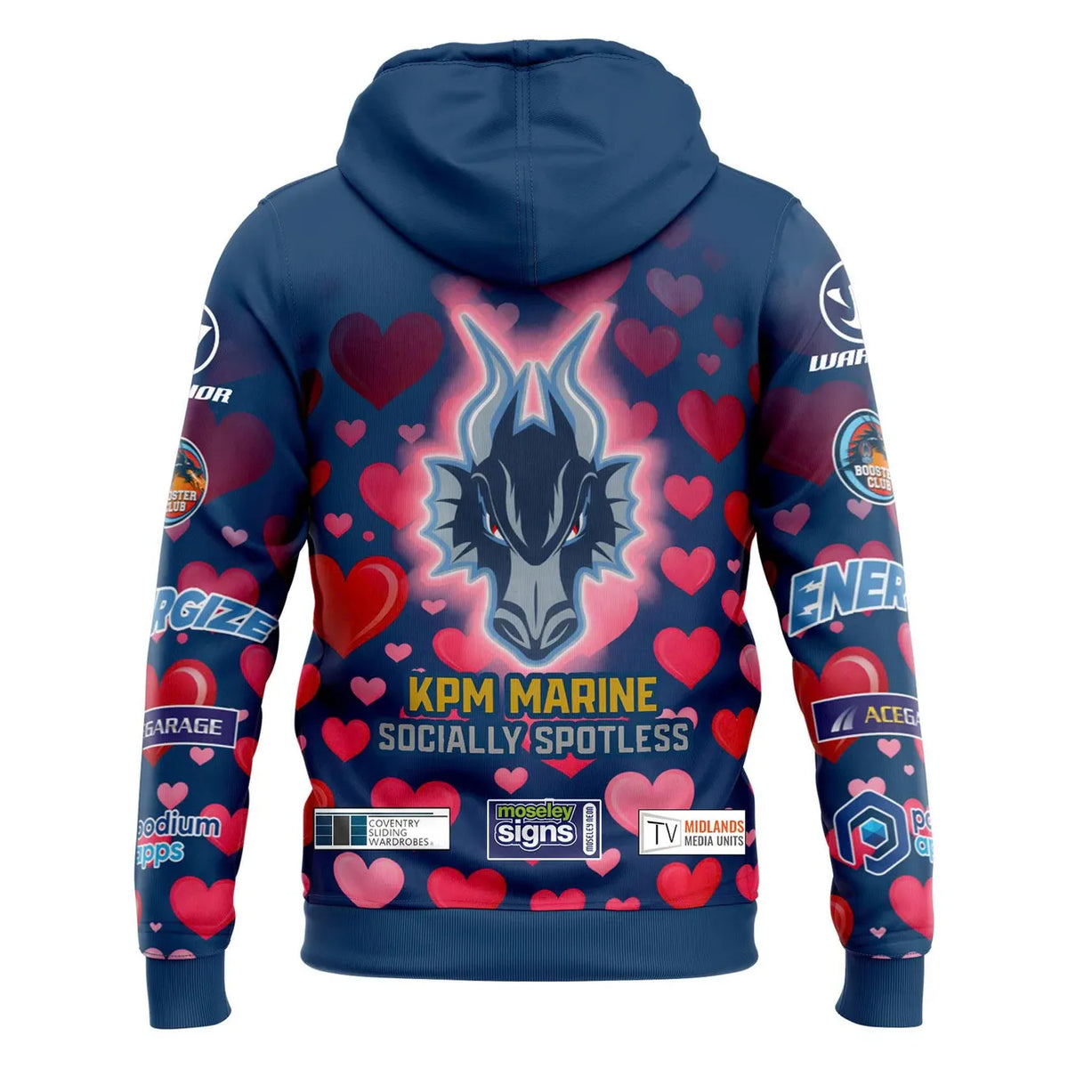 Coventry Blaze Valentine's 2026 3D Hoodie and Cap - LeagueLockerGear