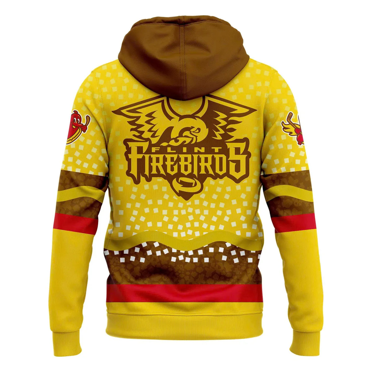 Flint Firebirds Coneydogs 3D Hoodie - LeagueLockerGear