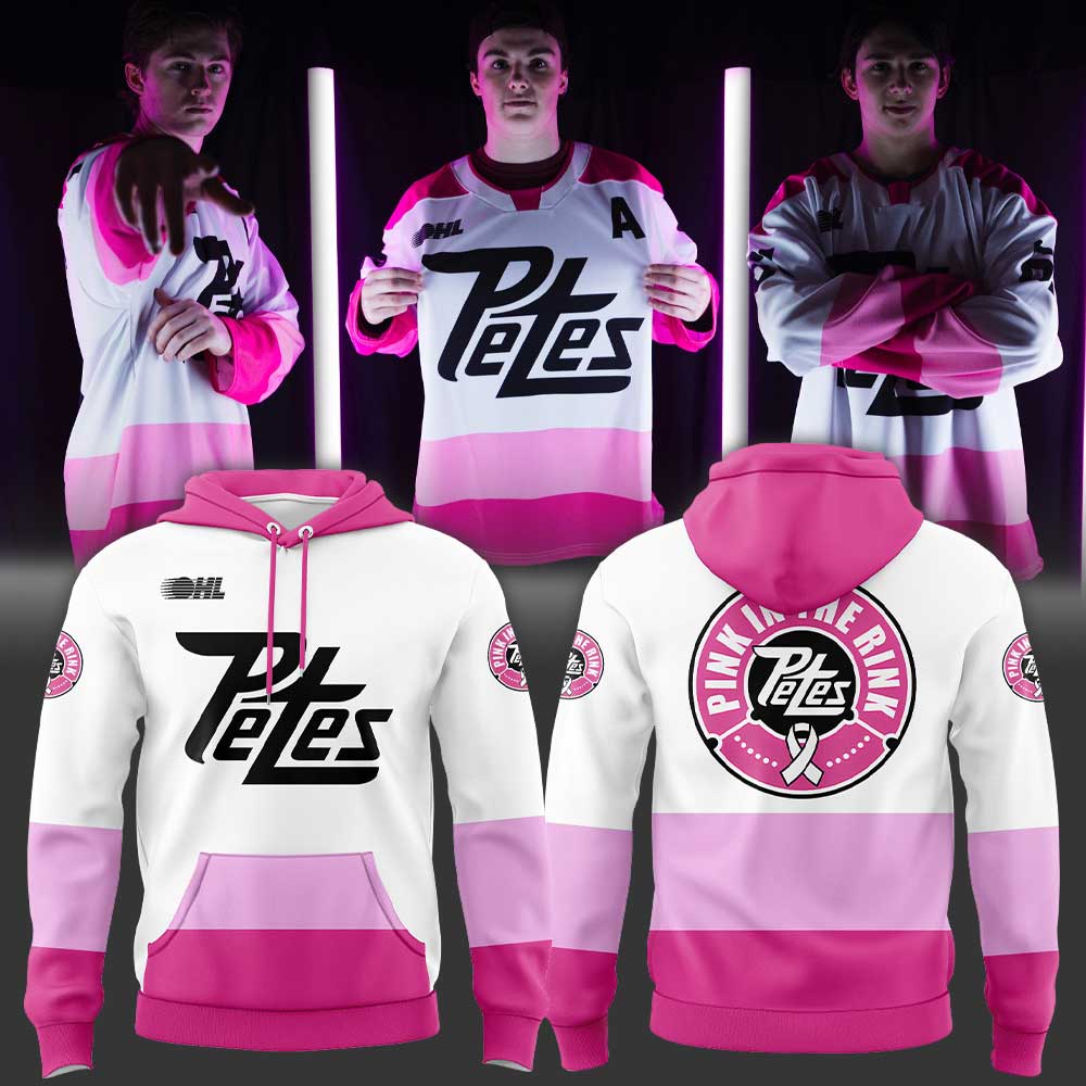 Peterborough Petes Pink In The Rink Hoodie - LeagueLockerGear