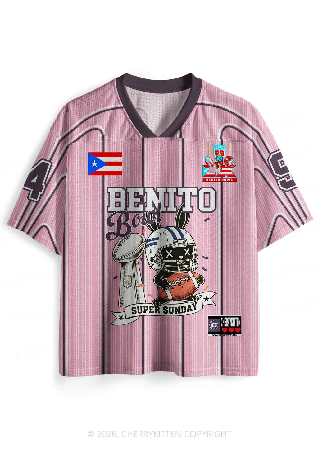 Benito Bowl Super Sunday Football Jersey - LeagueLockerGear