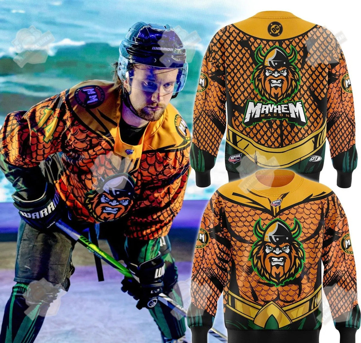 Macon Mayhem x Super Hero 2026 Sweatshirt - LeagueLockerGear